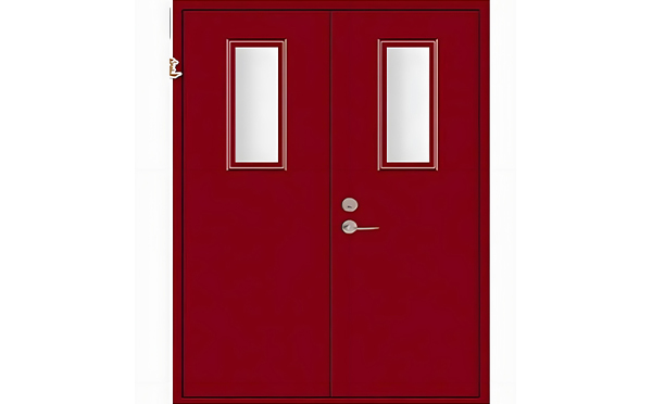 山丹木质防火门